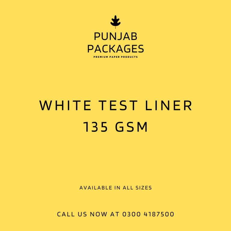 White Test Liner 135 gsm